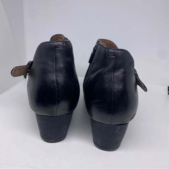 Dansko Leather Buckle Ankle Boots Darbie Black - Picture 7 of 7